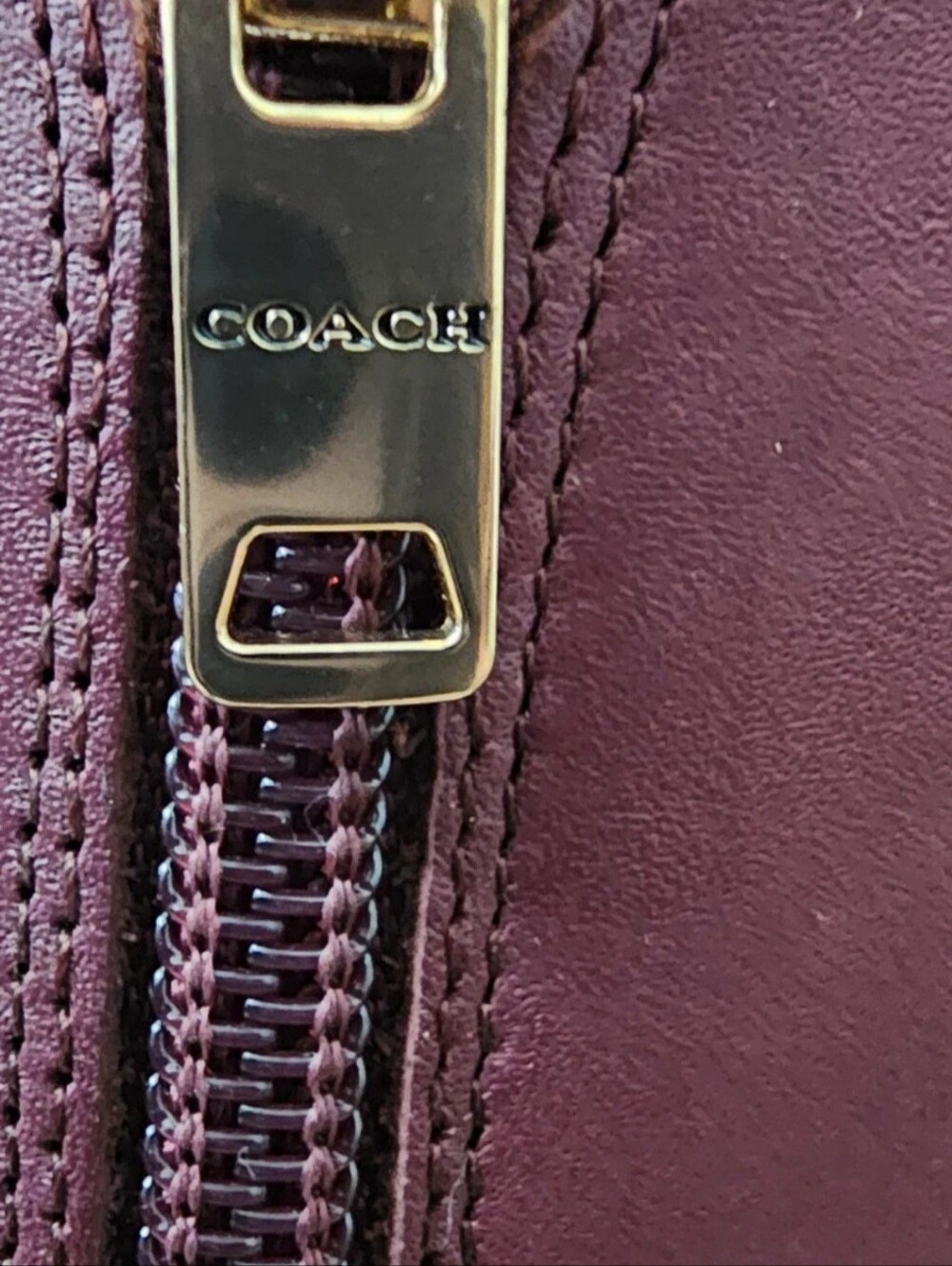 Coach Womens Ankle Burgundy Boots - Picture 6 of 7